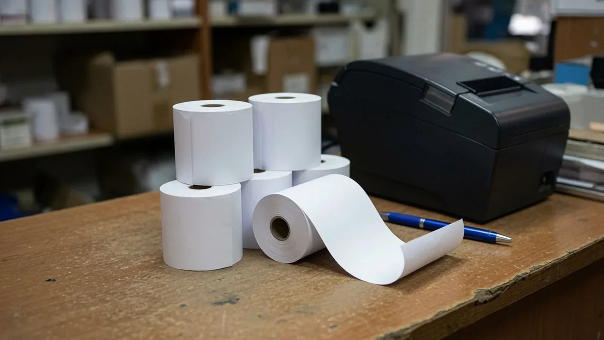 Rouleaux de papier thermique et imprimante ticket