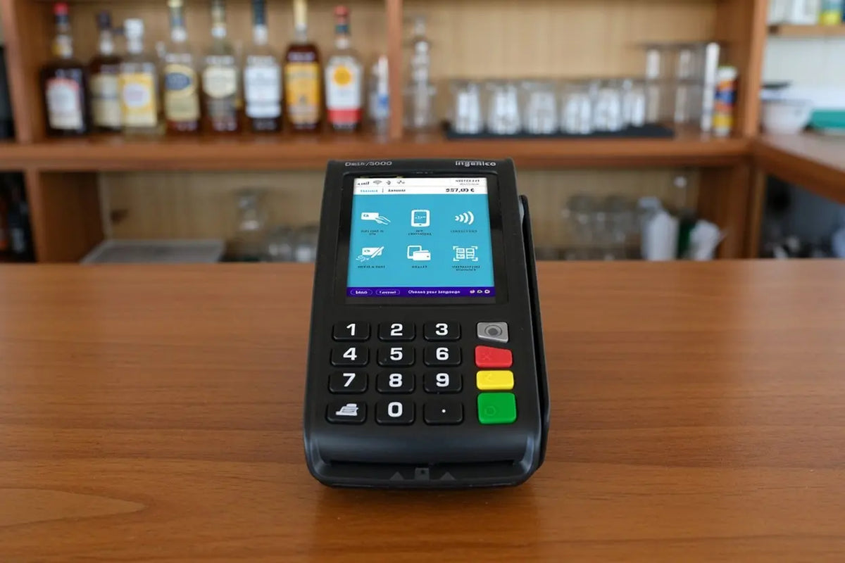 Terminal de paiement de comptoir Ingenico Desk/5000 avec clavier