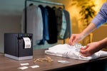 Star mC-Label2 imprimant des étiquettes code-barres en boutique de vêtements