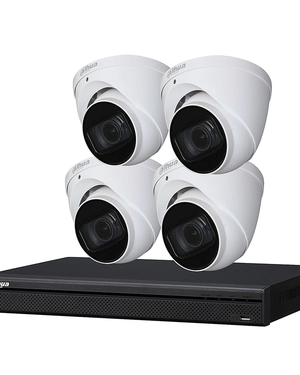 PACK 4 CAMÉRAS DE SURVEILLANCE 8MP 1080p