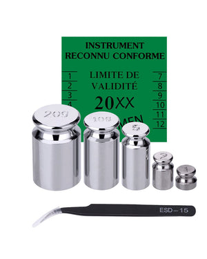 Contrôle métrologique Balance